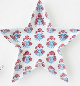 Star Plate Red, White and Blue Melamine