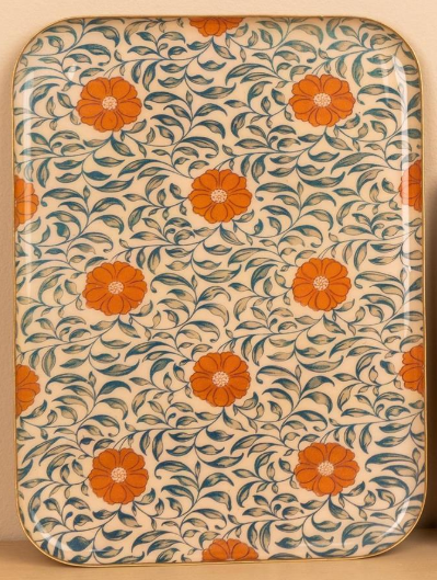 Pattern Play Decorative Iron Tray