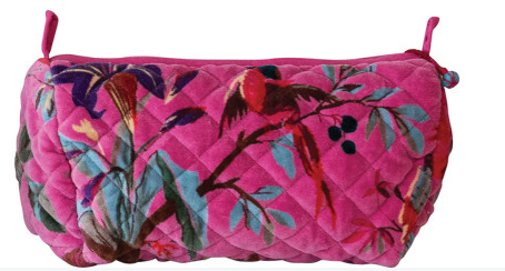 Zip Pouch w/ Interior Pockets & Coating
