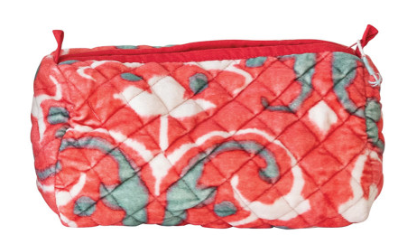 Zip Pouch w/ Interior Pockets & Coating