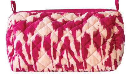 Zip Pouch w/ Interior Pockets & Coating