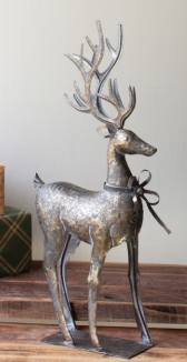 Rustic Metal Reindeer