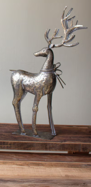 Rustic Metal Reindeer