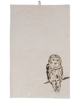 Cotton and Linen Printed Tea Towels, 4 styles