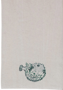 Cotton and Linen Printed Tea Towels, 4 styles