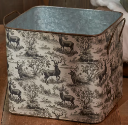 Deer Toile Bins 2 styles
