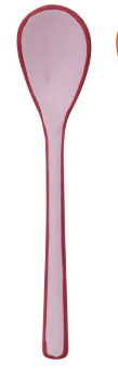 Enameled Stainless Steel Salt Spoon with Colored Edge, 8 Styles