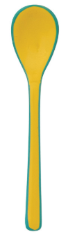 Enameled Stainless Steel Salt Spoon with Colored Edge, 8 Styles