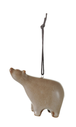 Stoneware Animal Ornament, 3 Styles