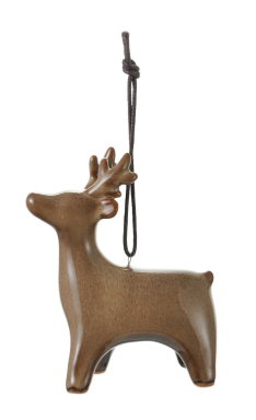 Stoneware Animal Ornament, 3 Styles