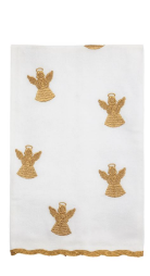 Gold Christmas Embroidery Towels