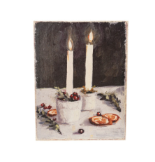 Canvas Wall Decor with Seasonal Image, 4 Styles