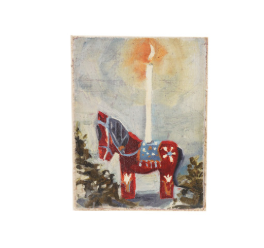 Canvas Wall Decor with Seasonal Image, 4 Styles