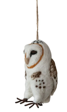 Handmade Wool Felt Ornament, 3 Styles