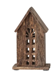 Carved Mango Wood Houses, 4 styles