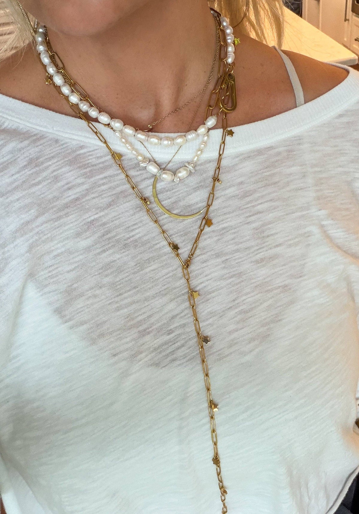 BEACH WALK PEARL NECKLACE