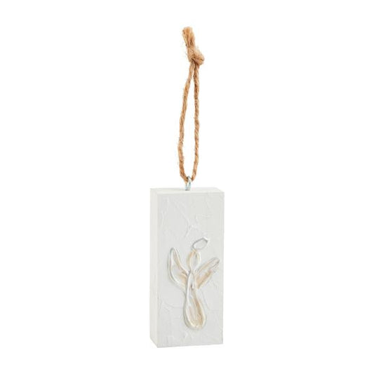angel painted ornament