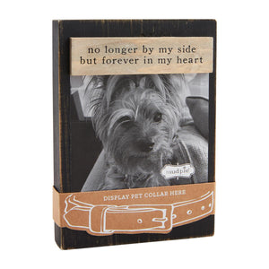Black collar keepsake frame