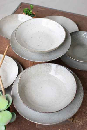 Oatmeal Ceramic Dinner Bowl