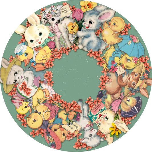 Vintage Easter Paper Placemat