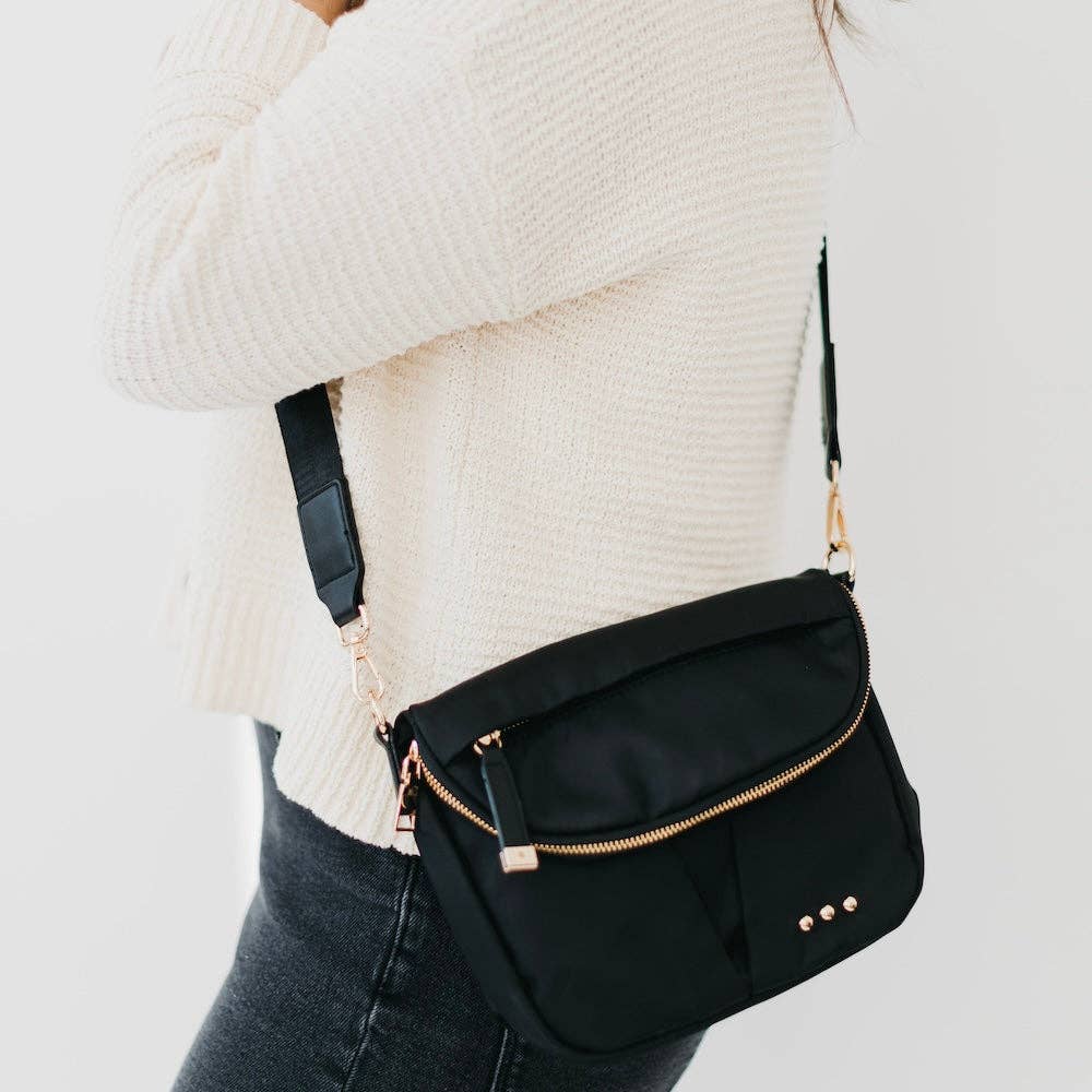 Tilly Crossbody Bag: Black