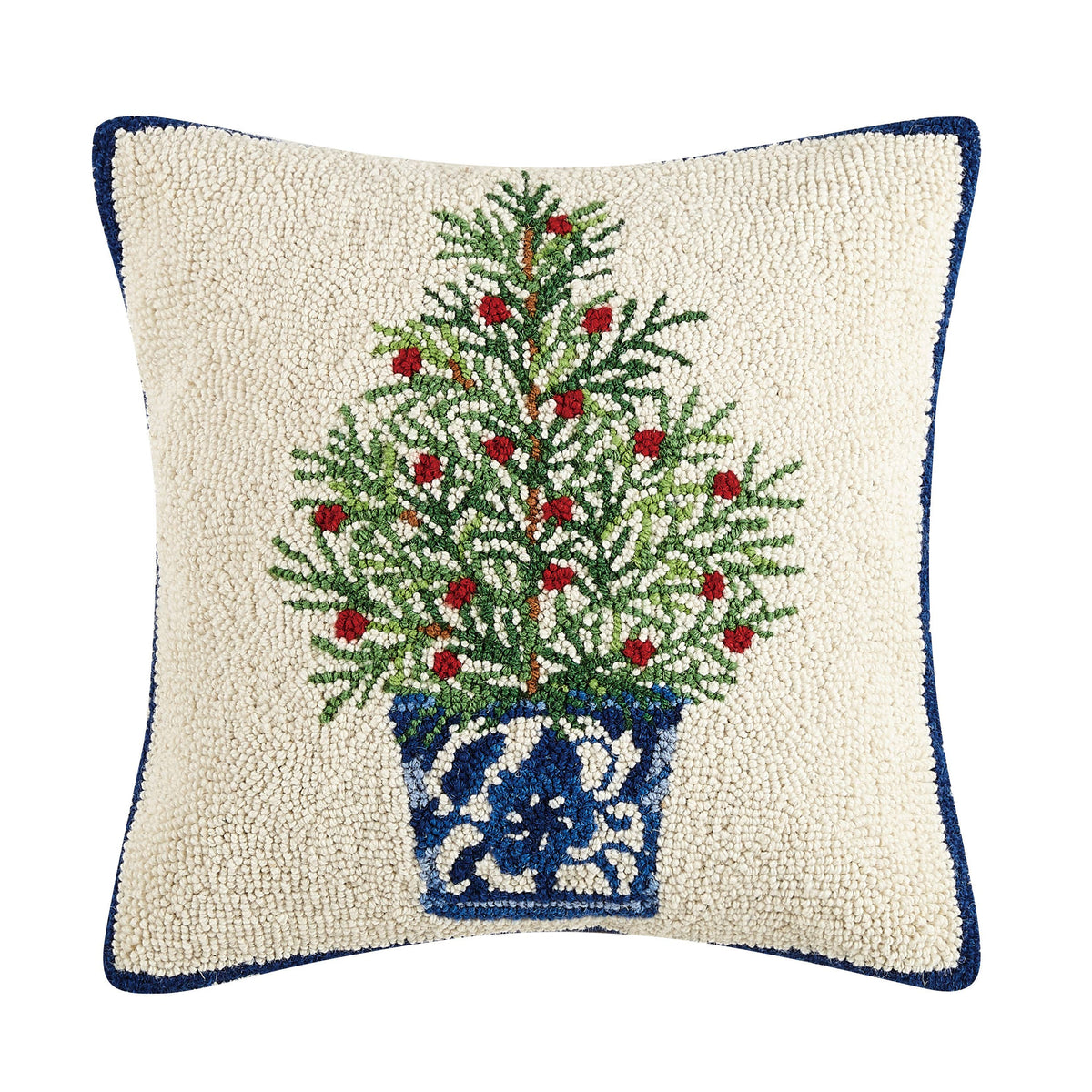 Holiday Chinoiserie Tree Hook Pillow - Sally Eckman Roberts