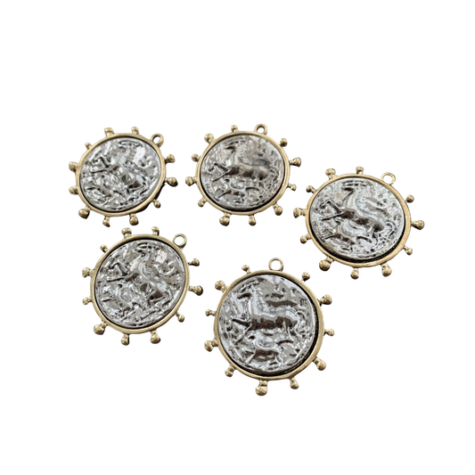 Equestrian Coin Charm