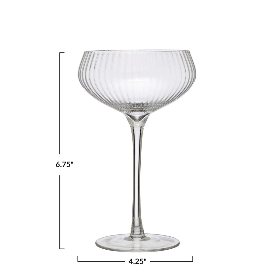 8 oz. Stemmed Champagne/Coupe Glass