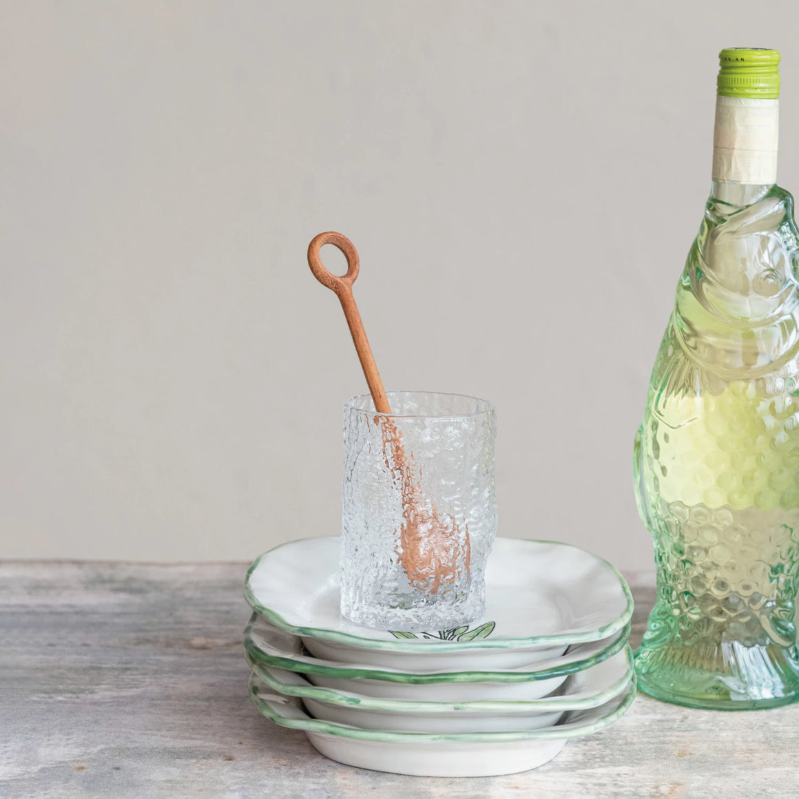 Embossed Drinking Glass 10oz.