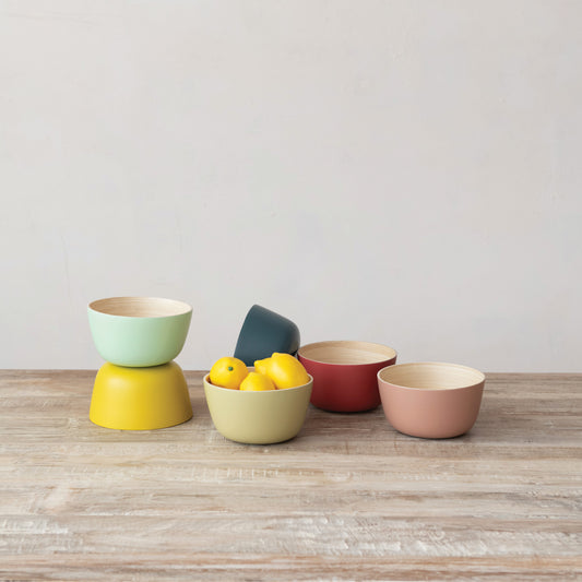 Bamboo bowls