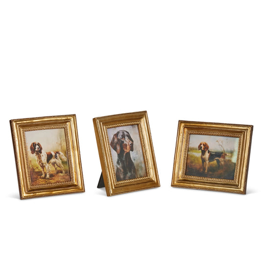 6" Vintage Bird Dog Framed Print
