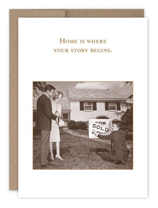 Where Your Story Begins New Home Card