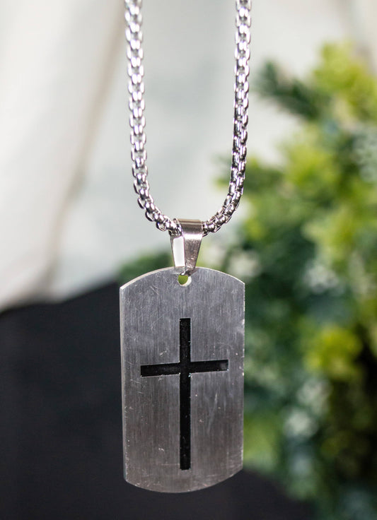 Cross Necklace Be Strong