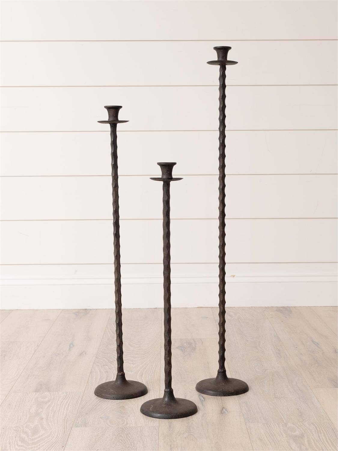 Floor Taper Candle Holders (Set Of 03)
