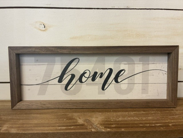 Home Personalized Zip Code
