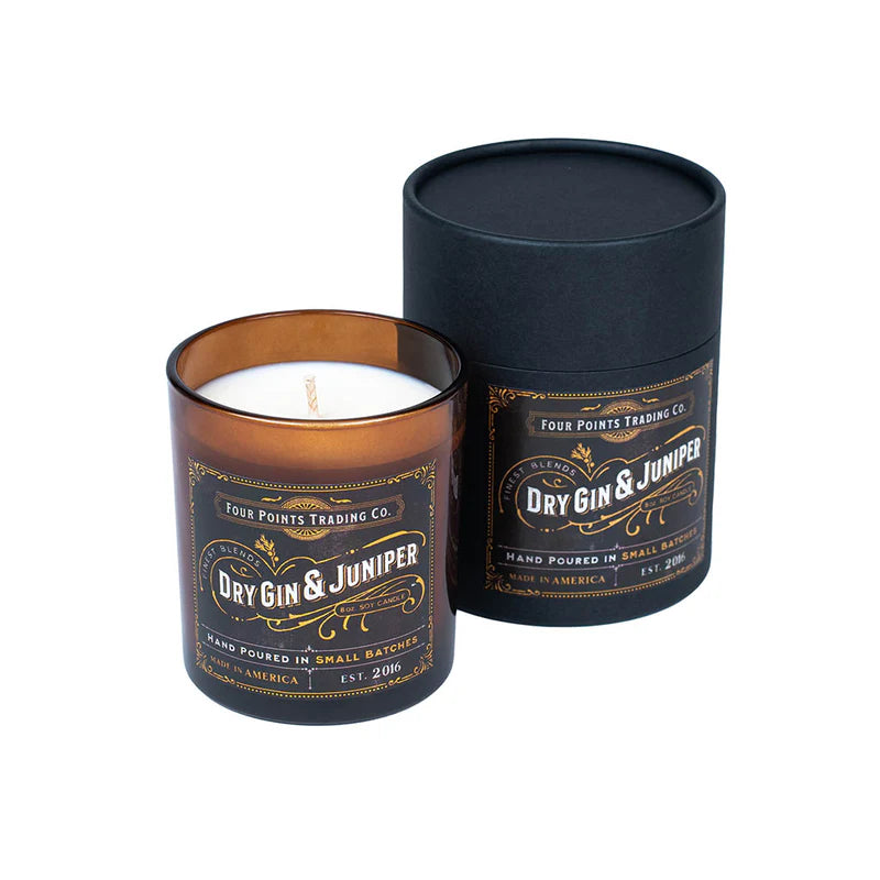 Dry Gin & Juniper 8 oz Candle