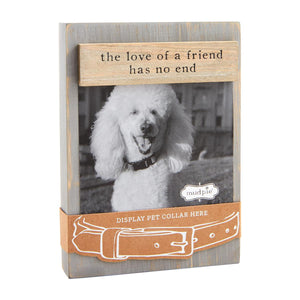 Gray collar keepsake frame