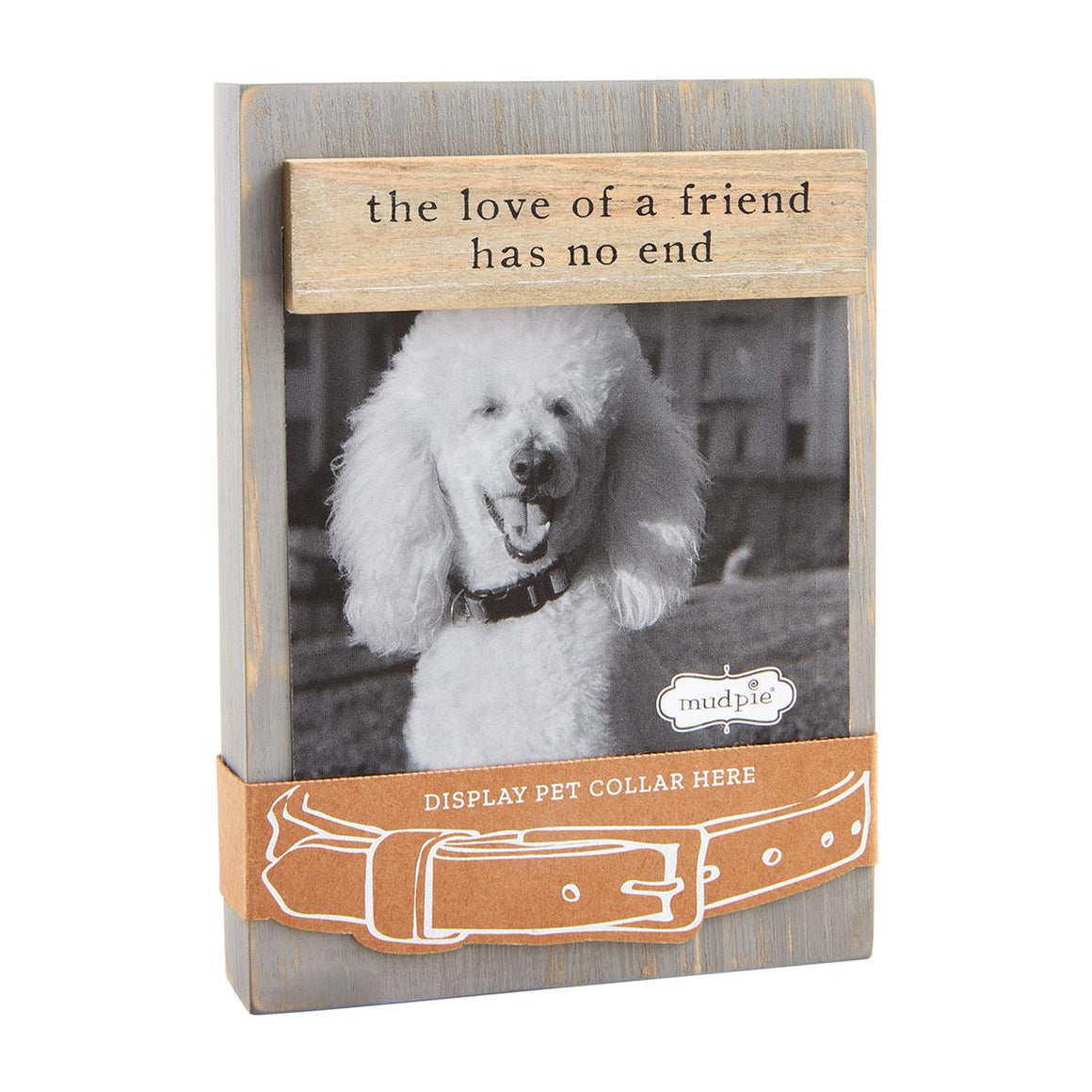 Gray collar keepsake frame