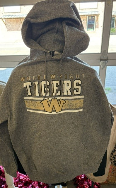Distressed Whitewright Tigers Hoodie