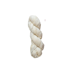 70-75yrd ivory silk torn ribbon