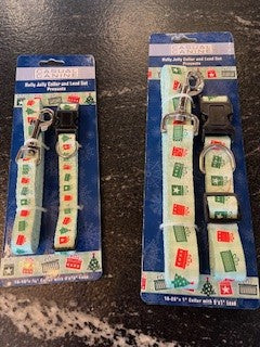 Holly Jolly Collar and Lead Set