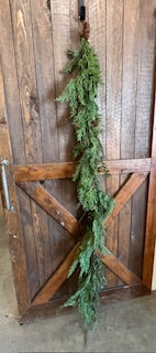 Faux Spruce and Pine Garland w/ Natural Pinecones