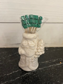 White Christmas Toothpick Caddy