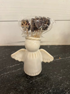 White Christmas Toothpick Caddy