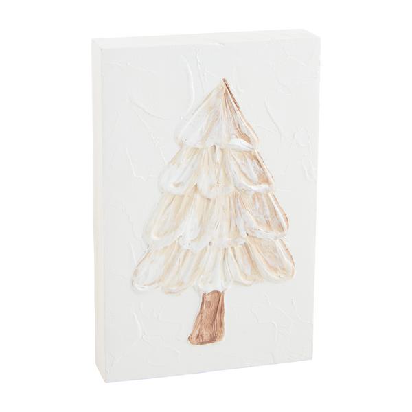 Tree painted plaque