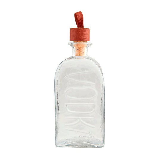 Vodka Glass Leather Decanter