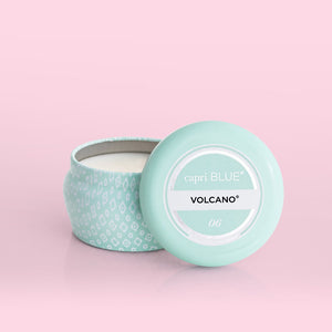 Volcano Aqua Printed Mini Tin, 3 oz