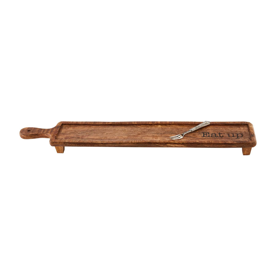EAT UP WOOD SKINNY SERVING TRAY