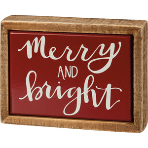 Mini Christmas Box Signs