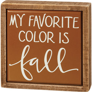 Mini Fall Box Signs